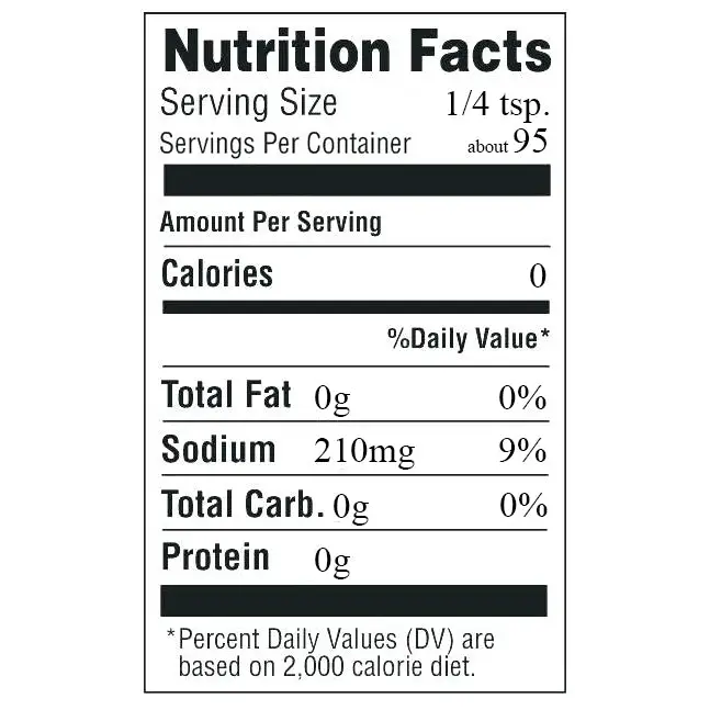 Nutritional Information