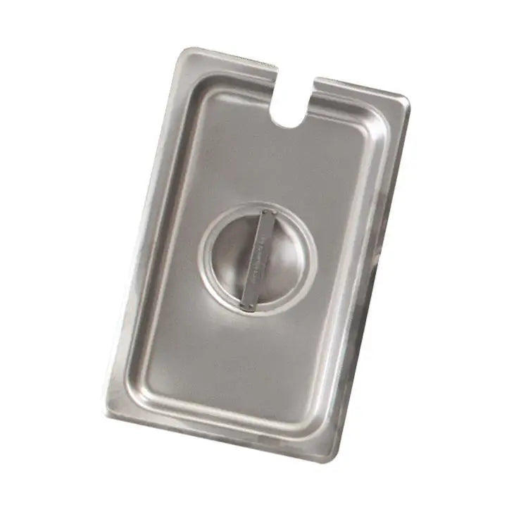 Stainless Steel 1/3rd Hotel Pan Cover with Handle