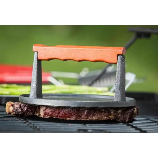 TableCraft Cast Iron Round Steak Weight