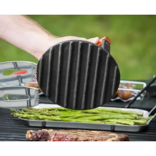 TableCraft Cast Iron Round Steak Weight
