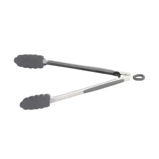 TableCraft Gray Locking Tongs 12 Inch