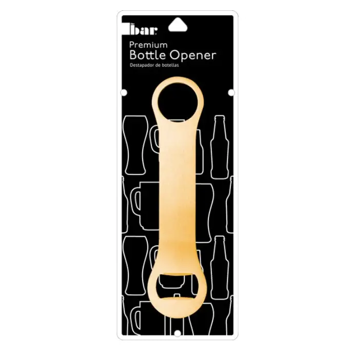 The Bar Bottle Opener Gold