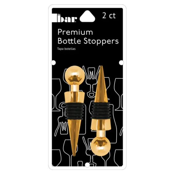 The Bar Bottle Stoppers 2 Count