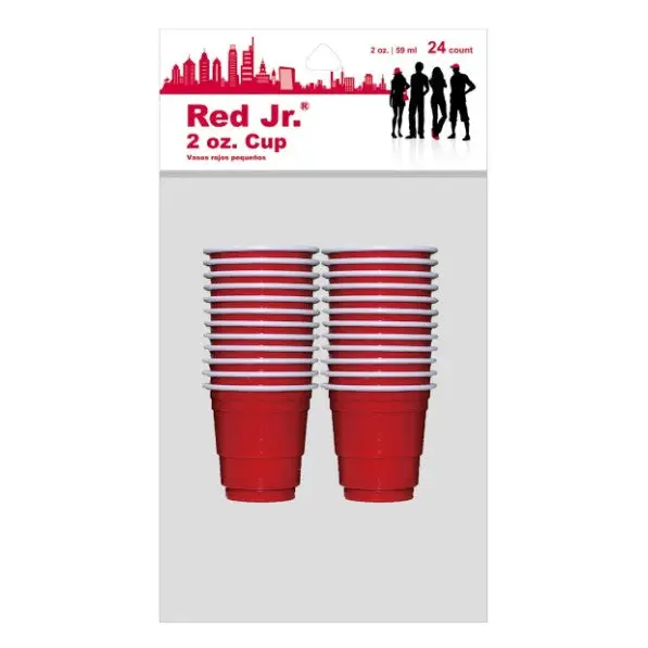 The Bar Red Jr 2 Ounce Cups 24 Count