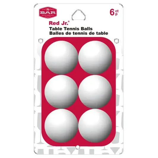 The Bar Table Tennis Balls 6 Count