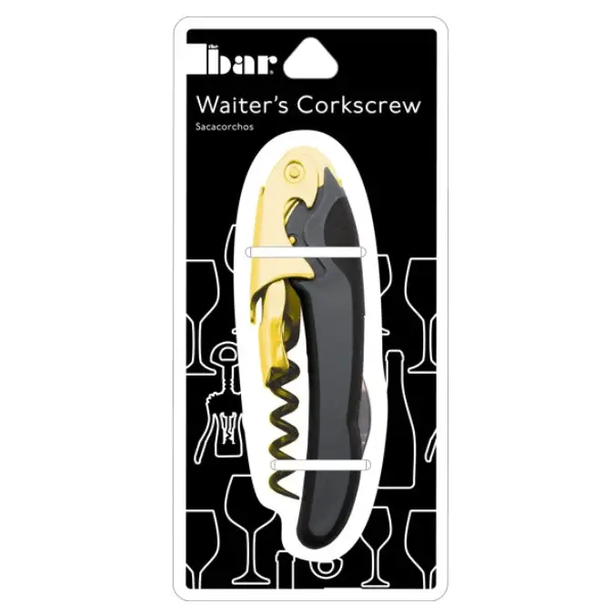 The Bar Waiters Cork Screw Gold