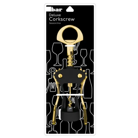 The Bar Winged Cork Screw Gold