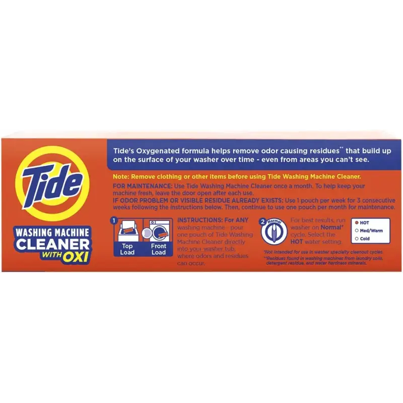 Tide Washing Machine Cleaner 4 Month Value Pack