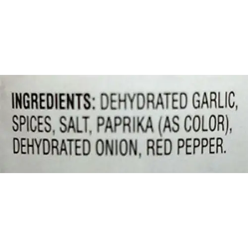 Ingredients