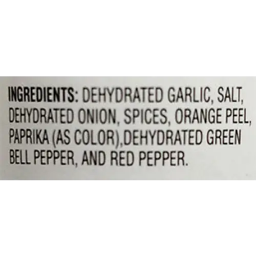 Ingredients