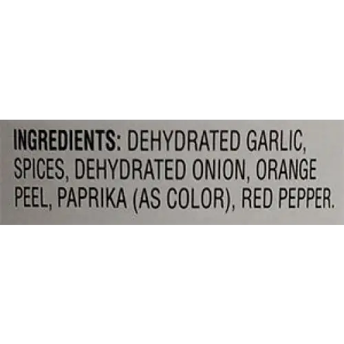 Ingredients