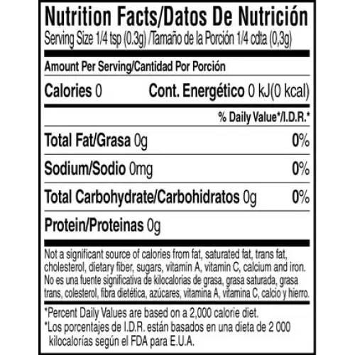 Nutritional Information