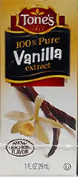 Tone's Vanilla, Extract Pure, 1 oz