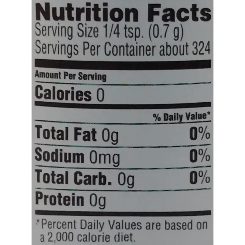 Nutritional Information