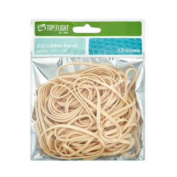 Top Flight Rubber Bands #32,Natural Color