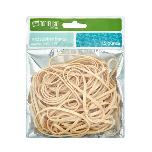 Top Flight Rubber Bands #32,Natural Color