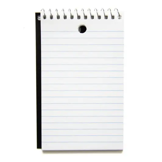 Top Flight Standards® Memo Book Top Wirebound 3’’ x 5’’ 60 Sheets 3 Pack of Assorted Cover Colors