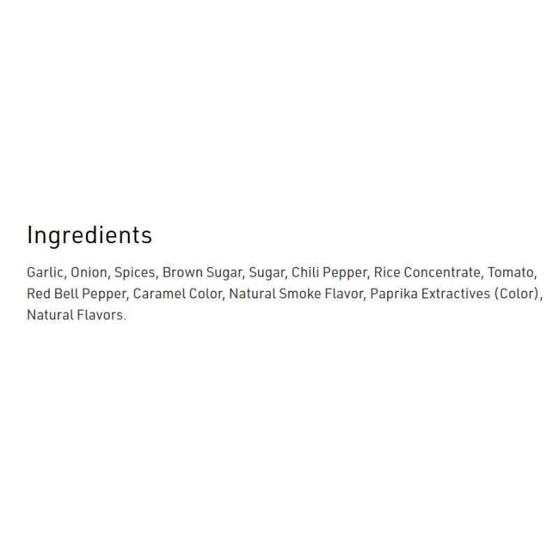 Weber Salt-Free Burger Seasoning 2.75 oz. - Spices and Herbs