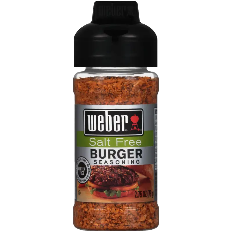 Weber Salt-Free Burger Seasoning 2.75 oz. - Spices and Herbs