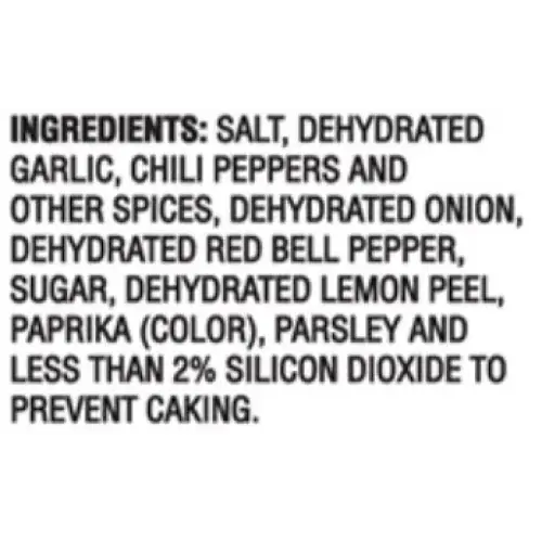Ingredients
