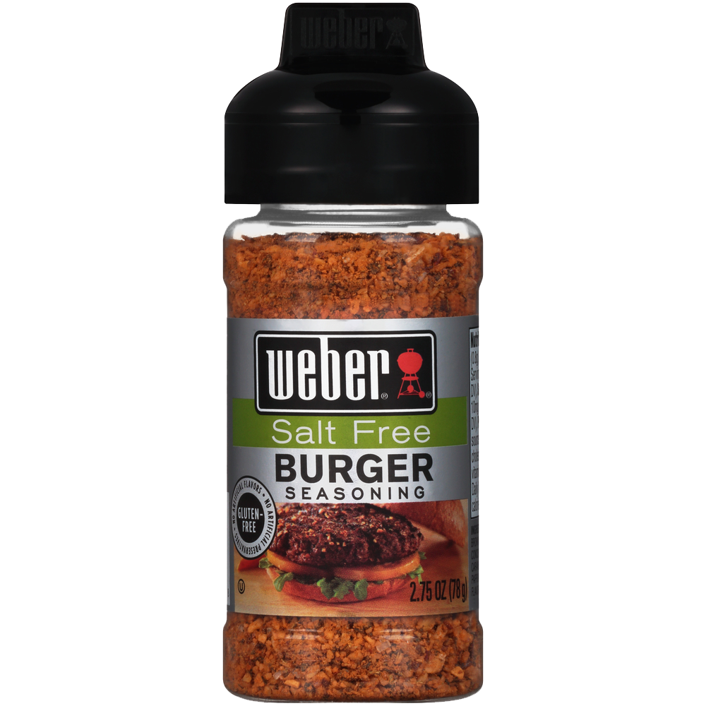 Weber Salt-Free Burger Seasoning, 2.75 oz.