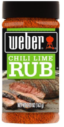 Weber Chili Lime Rub, 5.75 oz.