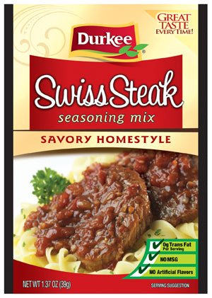 Durkee Swiss Steak Seasoning, 1.37 oz.