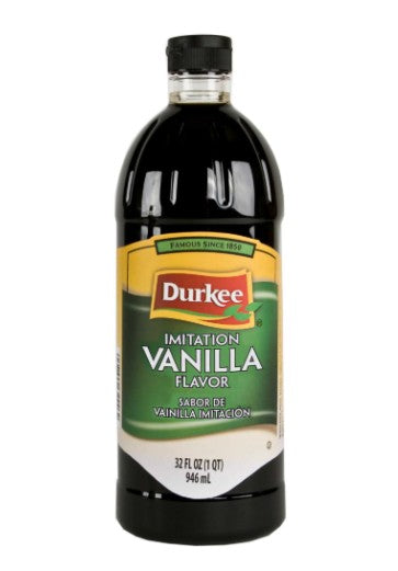 Imitación de vainilla Durkee, 32 oz.