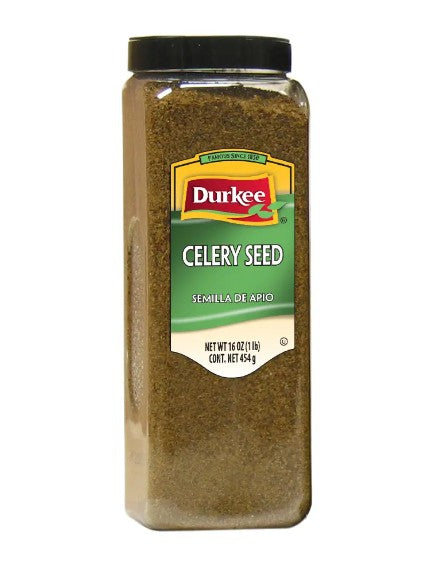 Semilla de apio entera Durkee, 16 oz.