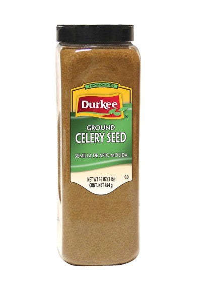 Semilla de apio molida Durkee, 16 oz