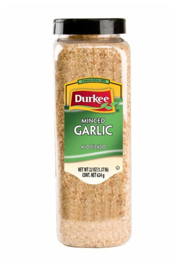 Ajo picado Durkee, 22 oz.