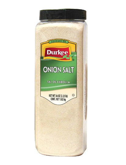 Sal de cebolla Durkee, 36 oz.