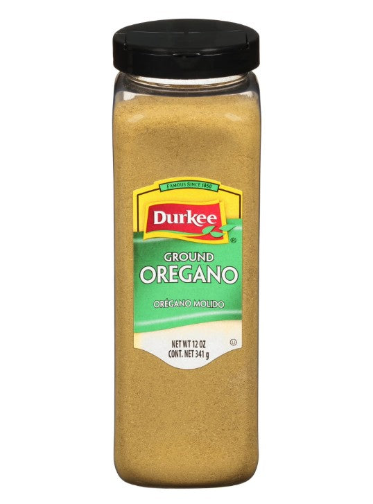 Orégano molido Durkee, 12 oz.
