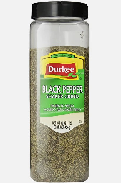 Durkee Black Pepper Shaker Grind, 16 oz. (54675)