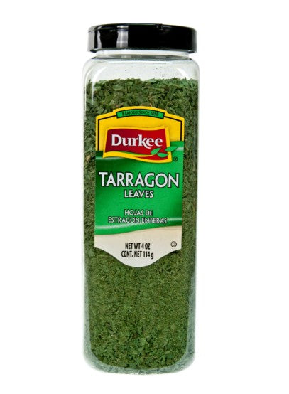 Hojas enteras de estragón Durkee, 4 oz.