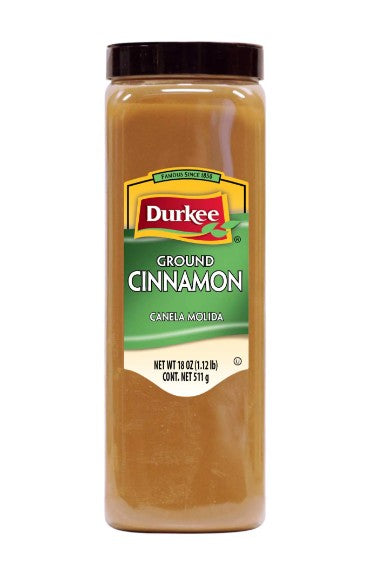 Canela molida Durkee, 18 oz.
