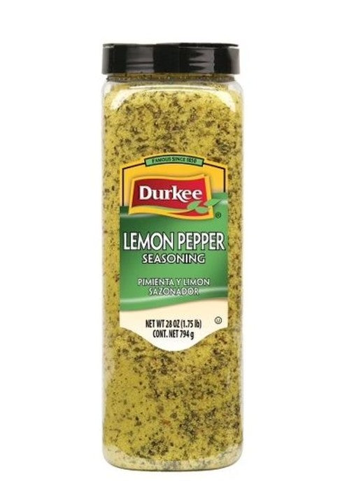 Pimienta de limón Durkee, 28 oz.