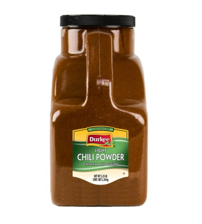 Durkee Light Chili Powder, 5.25 lbs, (55165)