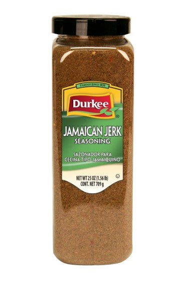 Temporada de Jerk jamaicano Durkee, 25 oz.