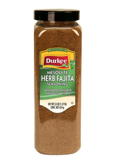 Durkee Temporada de hierbas y fajitas de mezquite, 22 oz.
