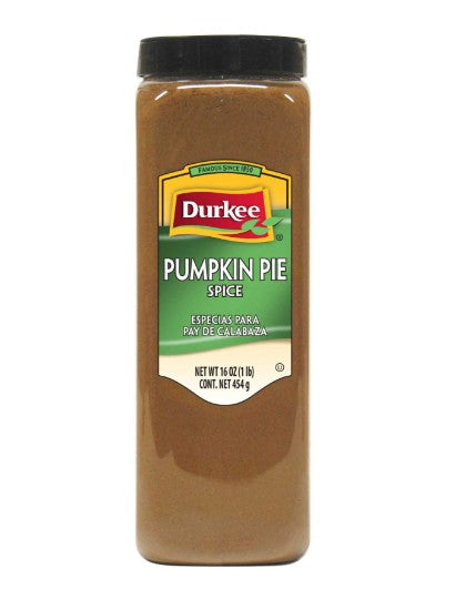 Especias para pastel de calabaza Durkee, 16 oz.