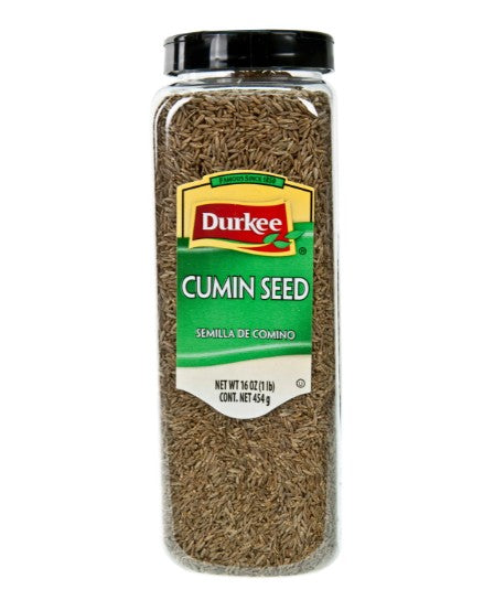 Semilla de comino entera Durkee, 16 oz.