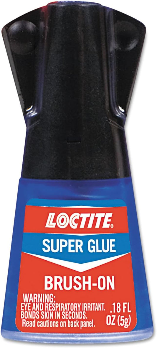 Loctite Super Glue Brush On Clear Liquid, 0.18 oz. (68616)
