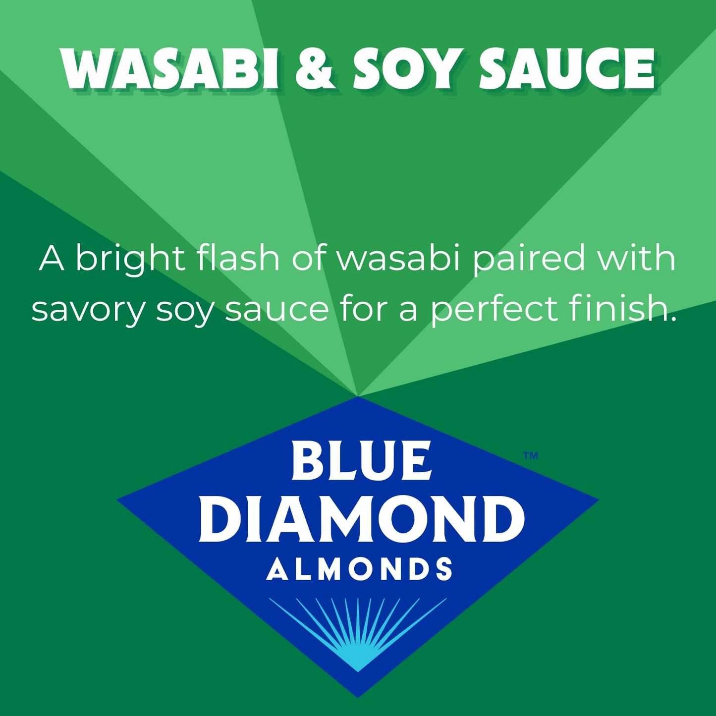 Blue Diamond Wasabi & Soy Almonds, 1.5 oz. (Pack of 12) (05277)