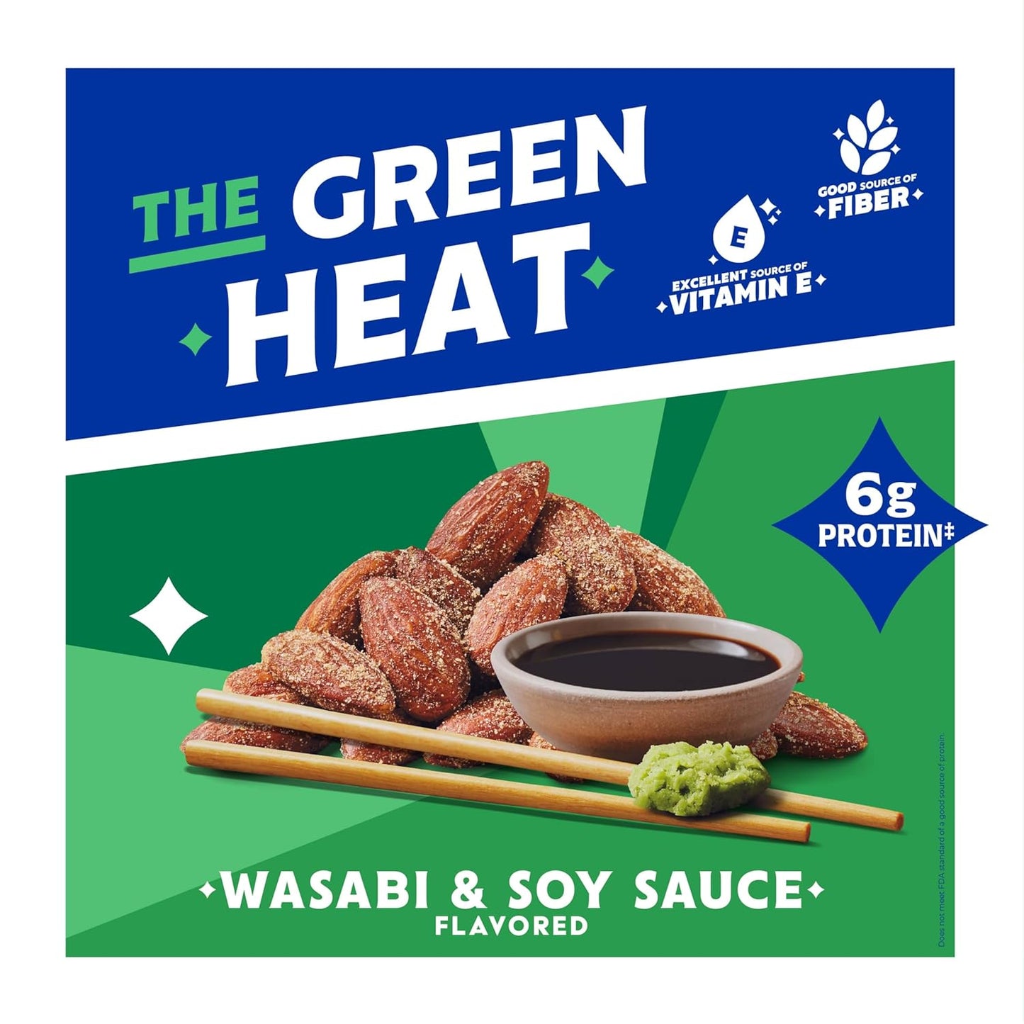 Blue Diamond Wasabi & Soy Almonds, 1.5 oz. (Pack of 12) (05277)