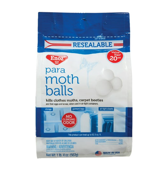 Enoz Para Moth Balls, 20 oz. (03301)