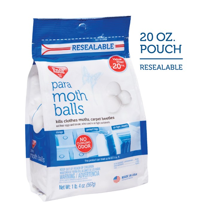 Enoz Para Moth Balls, 20 oz. (03301)