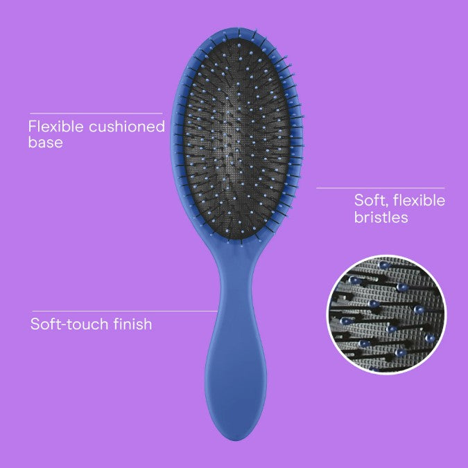 Conair Cushion Hair Brush with Ball-Tipped Bristles for Gentle Detangling (95310)