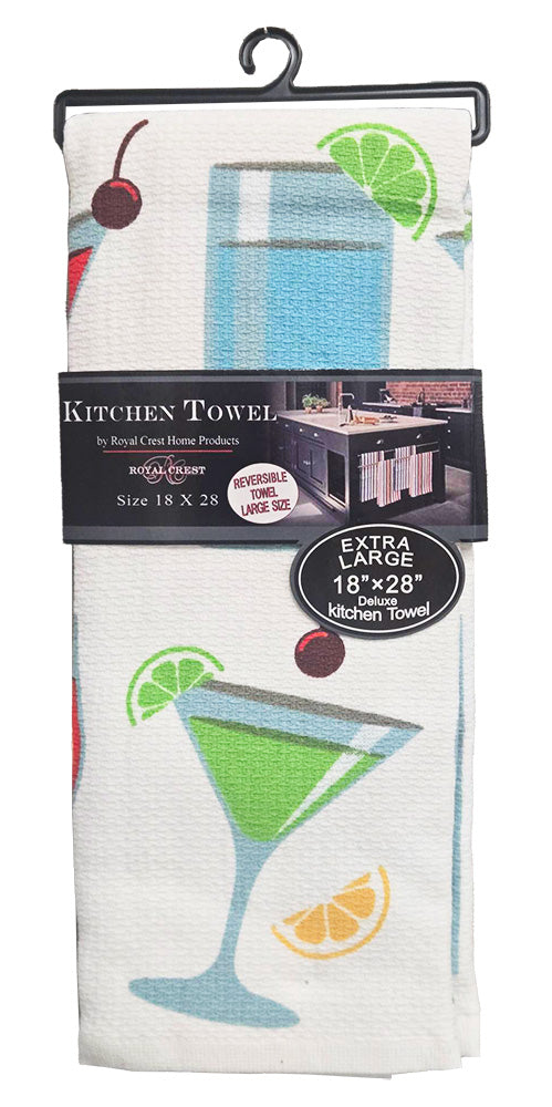 Royal Crest Reversible Kitchen Towel, 2 Pack (08161)