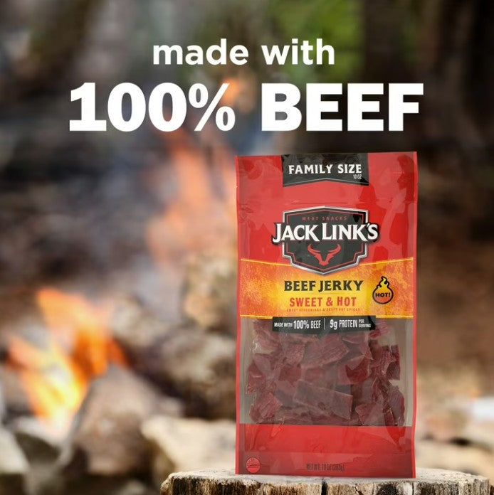 Jack Link's Sweet & Hot Beef Jerky, 10 oz. (88403)